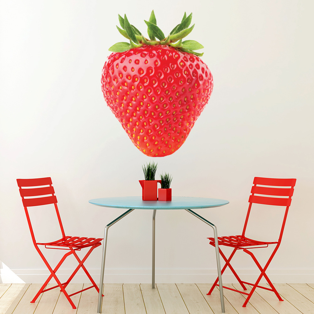 Strawberry Fresh Fruit Wall Sticker
