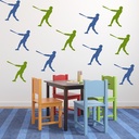 Baseball Striker American Sports Wall Sticker