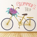 Summer Trip Travel Quote Wall Sticker