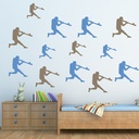 Baseball Batsman American Sports Wall Sticker