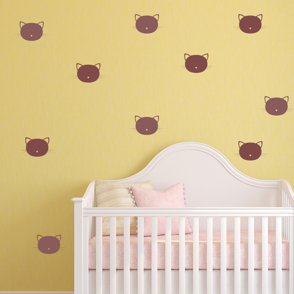 Cat Kitten Wall Sticker Pack
