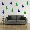 Christmas Tree Festive Xmas Wall Sticker Pack