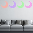 Crescent Moon Nursery Wall Sticker Pack