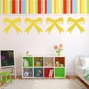 Classic Princess Bow Ribbon Wall Sticker Pack
