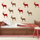 Antelope Wild Animal Wall Sticker Pack