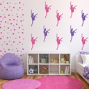 Ballerina Pose Ballet Dance Wall Sticker Pack