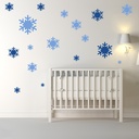 Christmas Snowflake Festive Wall Sticker Pack