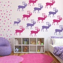 Deer Woodland Animals Wall Sticker Pack