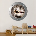 T-Rex Porthole Wall Sticker