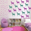 Doe Deer Woodland Animals Wall Sticker Pack