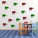 Elephant Safari Animals Wall Sticker Pack