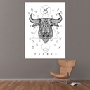 Taurus Wall Sticker by Rebecca Sutton