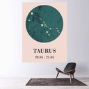 Taurus Wall Sticker by Alberte Grene Due