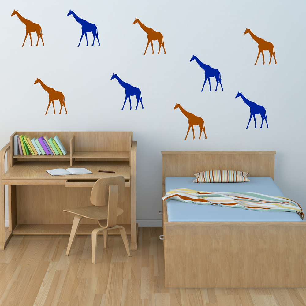 Giraffe African Animals Wall Sticker Pack