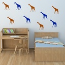 Giraffe African Animals Wall Sticker Pack