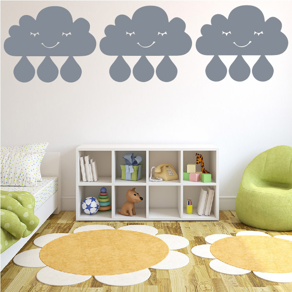 Happy Cloud Nursery Wall Sticker Pack
