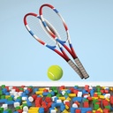Tennis Rackets Wall Sticker