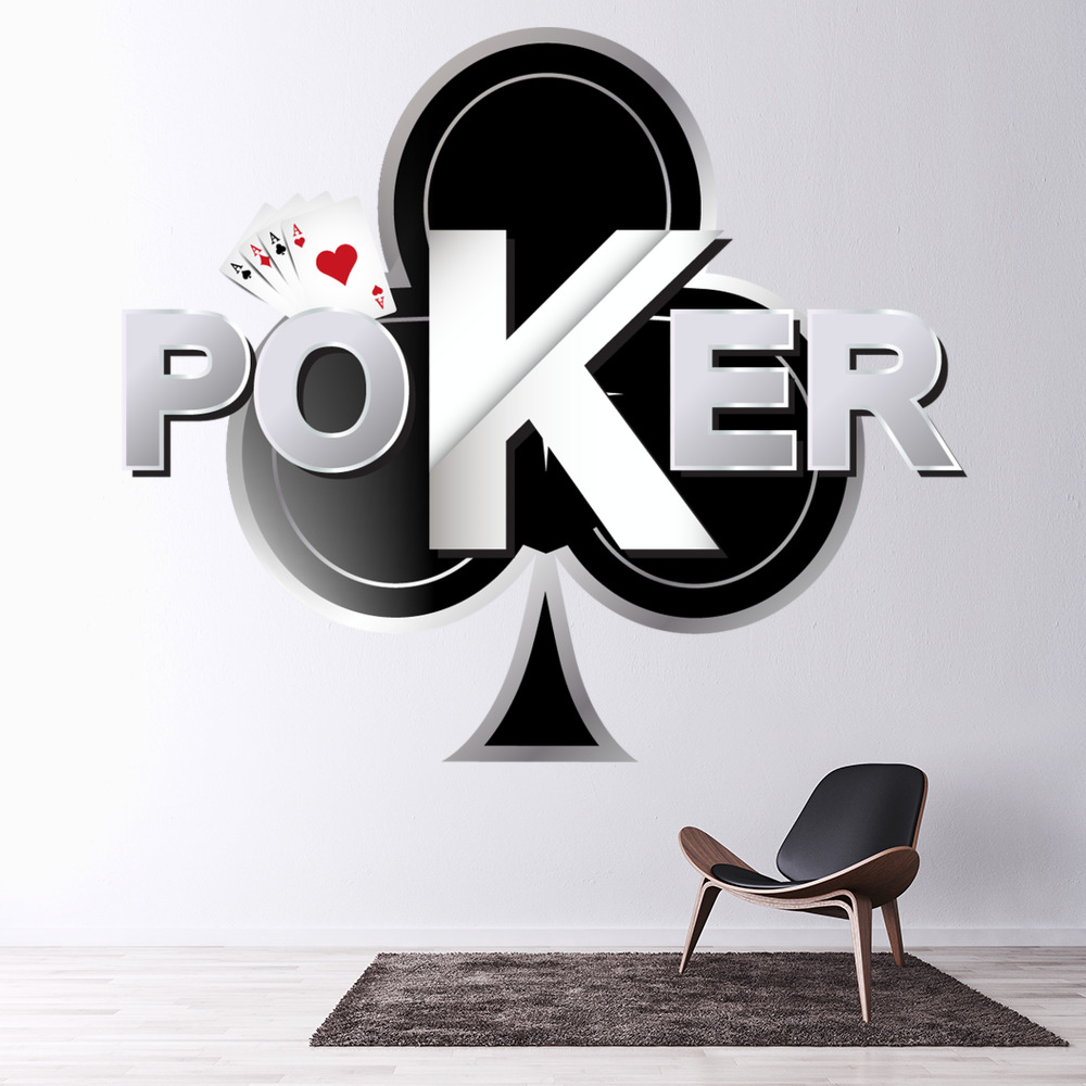 Texas Holdem Poker Wall Sticker