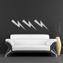 Lightning Weather Wall Sticker Pack