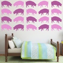 Pig Farm Animals Wall Sticker Pack