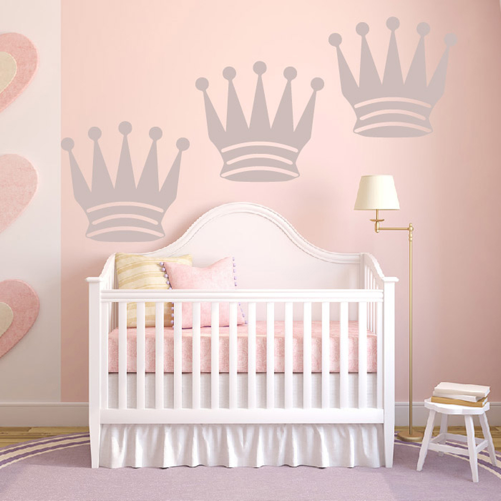 Princess Crown Wall Sticker Pack