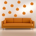 Pumpkin Halloween Wall Sticker