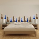 Pawn Chess Piece Board Games Wall Sticker Pack