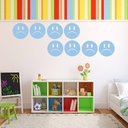Sad Face School Nursery Wall Sticker Pack