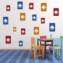 Spade Card Card Games Wall Sticker Pack