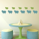 Sheep Farm Animals Wall Sticker Pack