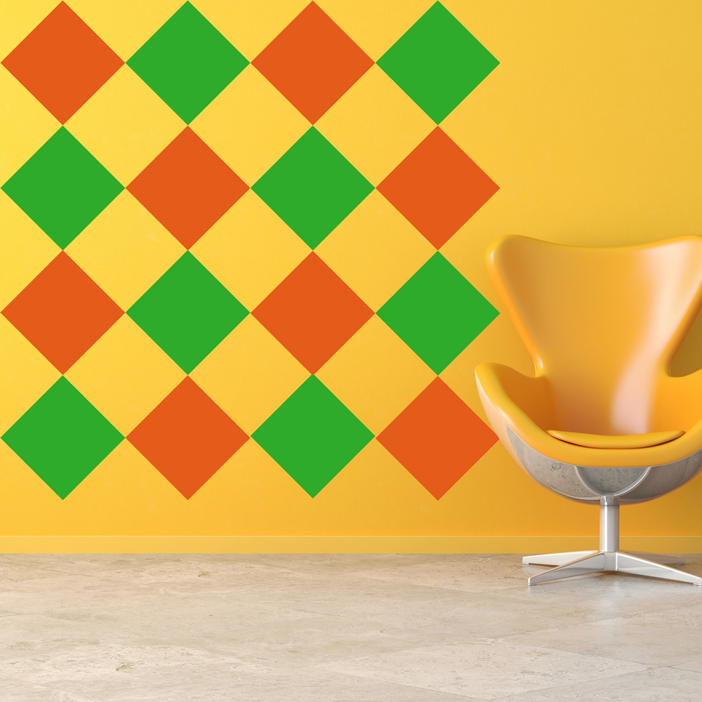 Square School Nursery Wall Sticker Pack