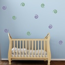 Swirl School Nursery Wall Sticker Pack