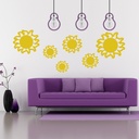 Sun Nursery Wall Sticker Pack