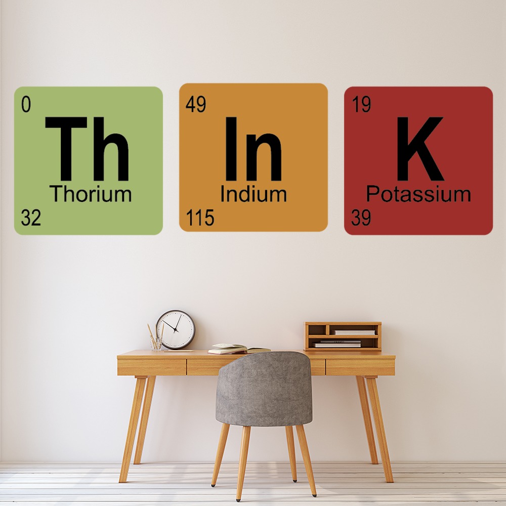 Think Science Classroom School Wall Sticker