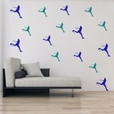 Tennis Player Tennis Wall Sticker Pack