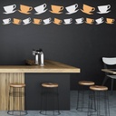 Tea Cup Food Drink Wall Sticker Pack