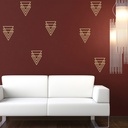 Triangle Geometric Design Wall Sticker Pack