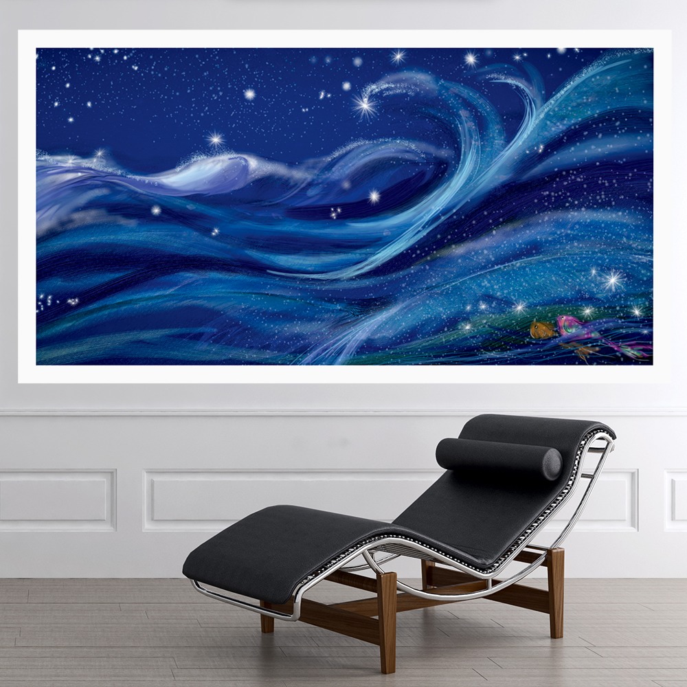 Tossed at Sea Wall Sticker by Ginger Nielson