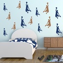 Basketball Shot American Sports Wall Sticker Pack