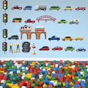 Traffic Light & Cars Wall Sticker Set