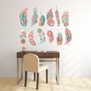Tribal Feathers Wall Sticker Set