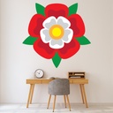 Tudor Rose History Wall Sticker