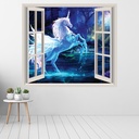 Twilight Unicorn 3D Window Wall Sticker