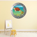 Under The Sea Turtle Porthole Wall Sticker