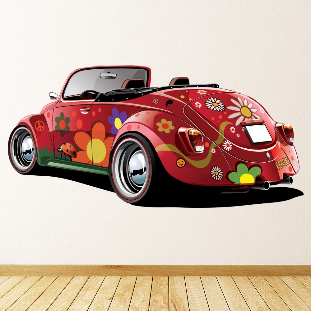 VW Beetle Car Wall Sticker Wall Sticker