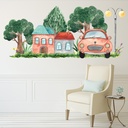 Village Street Childrens Nursery Wall Sticker Scene