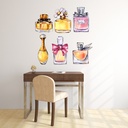 Vintage Perfume Wall Sticker Set