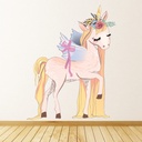 Vintage Unicorn Fairytale Wall Sticker