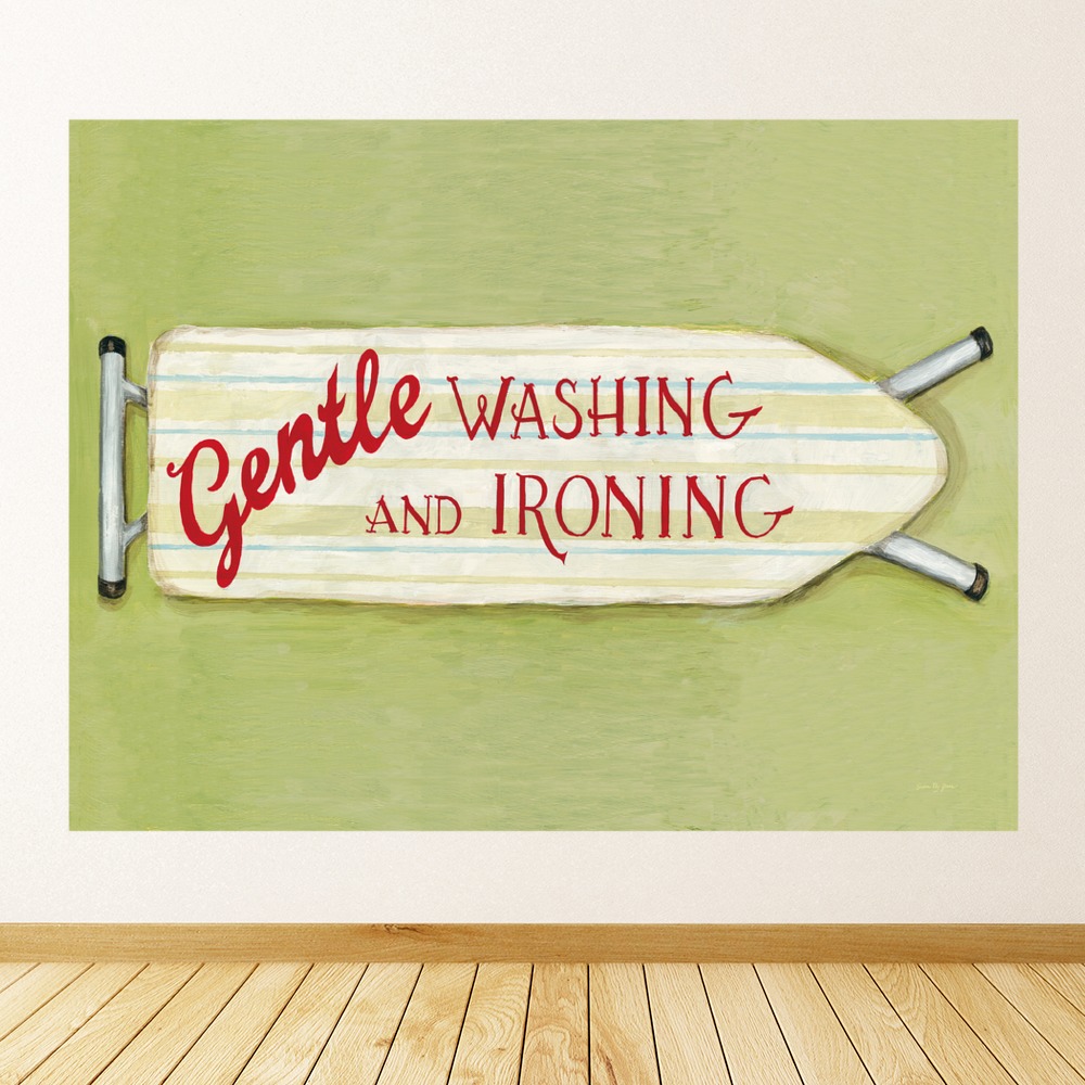 Washing & Ironing Wall Sticker by Susan Eby Glass
