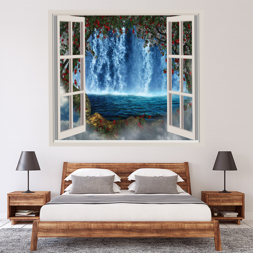 Waterfall 3D Window Wall Sticker